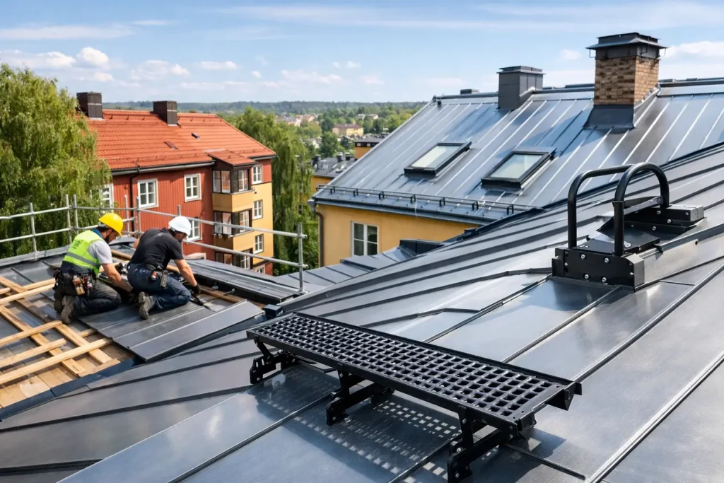 Guide för takbyte i bostadsrättsförening