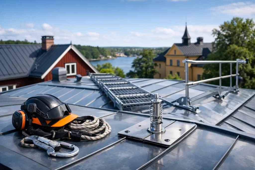 Krav på taksäkerhet i arbetsmiljön för fastighetsägare